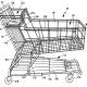 Patent drawing of a shopping cart by John V. Ondrasik via FreePatentsOnline.com