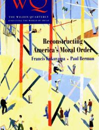 Reconstructing America's Moral Order Cover Image